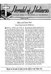 Title Page of Herald of Holiness - October 26, 1955