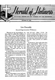 Title Page of Herald of Holiness - December 21, 1955.