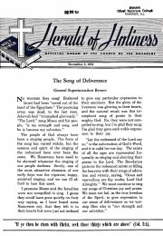 Title Page of Herald of Holiness - December 8, 1954