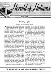 Title Page of Herald of Holiness - October 21, 1953