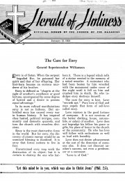 Title Page of Herald of Holiness - January 13, 1954 