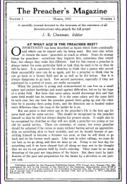 Cover of Preacher's Magazine