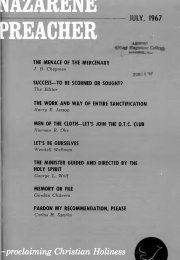 Title Page of Nazarene Preacher