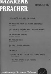 Title Page of Nazarene Preacher