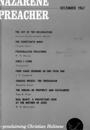 Title Page of Nazarene Preacher