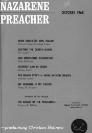 Title Page of Nazarene Preacher