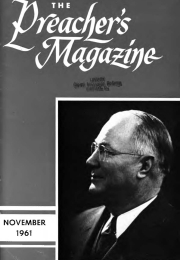 Title Page of Preacher's Magazine Phtoto of John D. Saxon