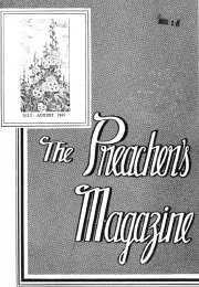 Title Page of Preacher's Magazine