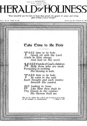 Title Page of Herald of Holiness - February 21, 1917