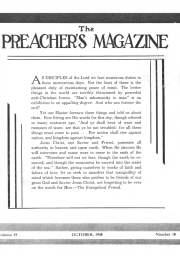 Title Page of Preacher's Magazine