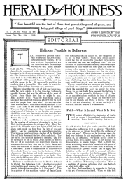 Title Page of Herald of Holiness - February 4, 1920
