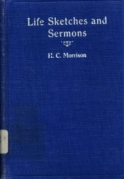 Book Cover Image of Life Sketches and Sermons