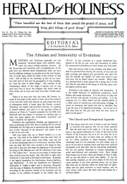 Front page of Herald of Holiness - September 13, 1922