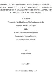 Dissertation title page