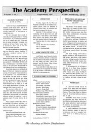 The Academy Perspective Vol. 7 1997-1998