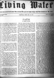 Living Water, December 18, 1913