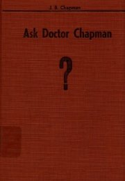 Ask Doctor Chapman