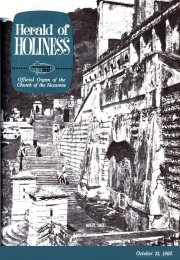 Herald of Holiness - October 31, 1962