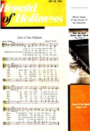 Herald of Holiness - July 28, 1965