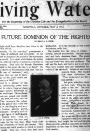 Living Water, May 2, 1912