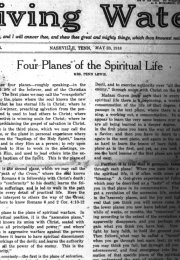 Living Water, May 23, 1918