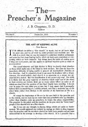 Preacher's Magazine February 1933
