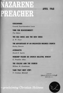 Title Page of Nazarene Preacher