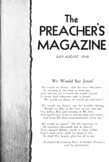 Title Page of Preacher's Magazine