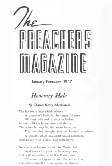 Title Page of Preacher's Magazine