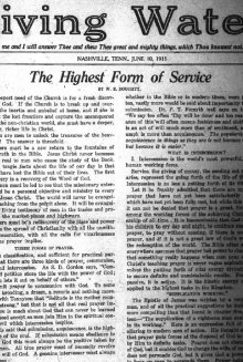 Living Water, June 10, 1915