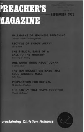 Title Page of Nazarene Preacher
