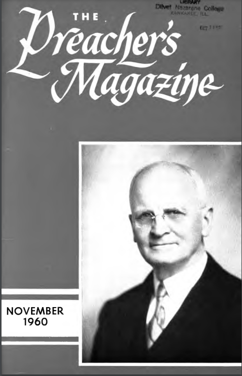Cover of Preacher's Magazine Photo of Andrew W. Blackwood