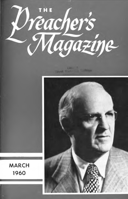 Cover of Preacher's Magazine Photo of Robert G. Lee