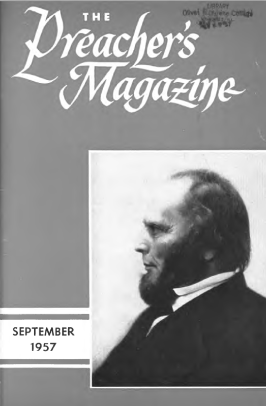 Title Page of Preacher's Magazine Photo of Charles G. Finney