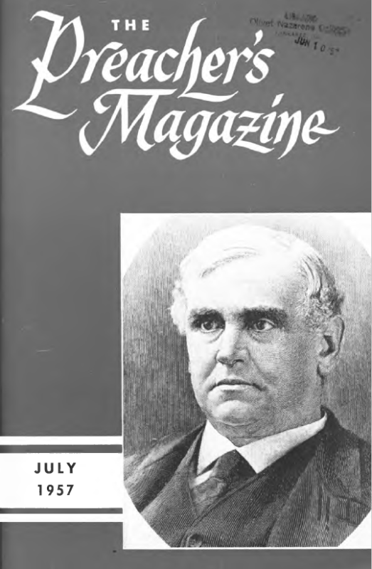 Title Page of Preacher's Magazine Portrait of Phillips Brooks