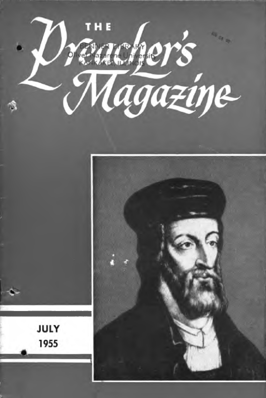 Title Page of Preacher's Magazine Portrait of John Wyclif
