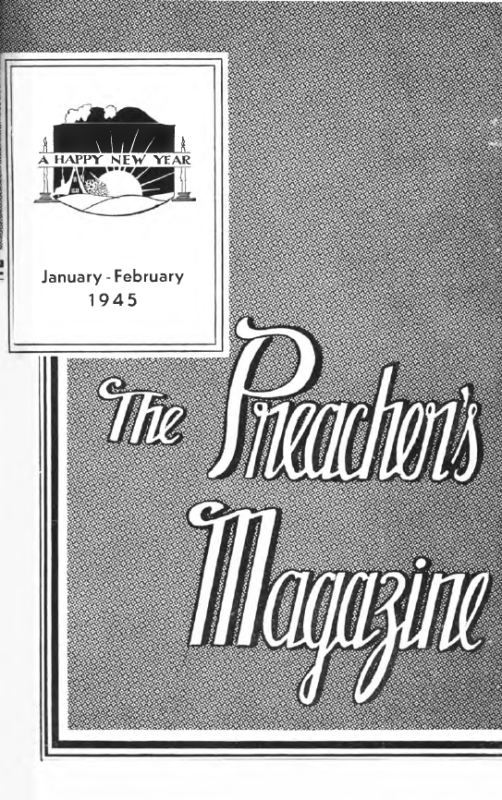 Title Page of Preacher's Magazine