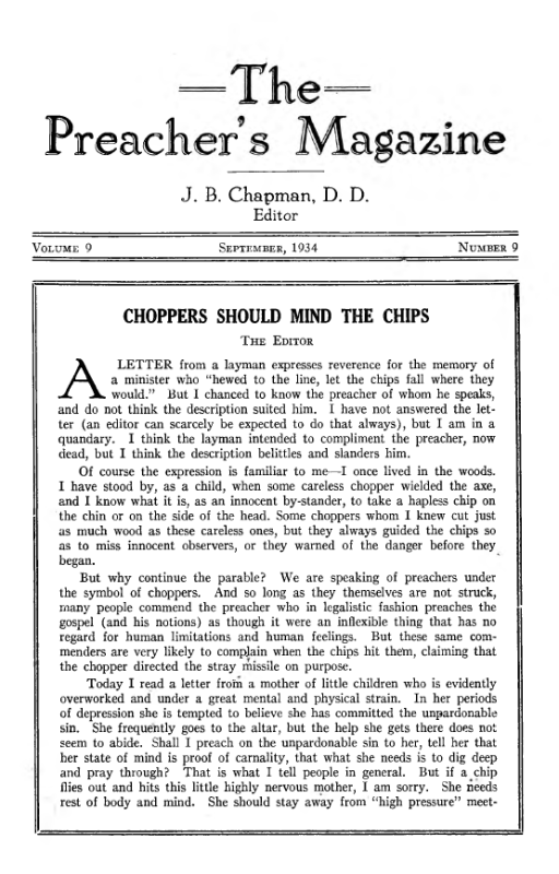 Cover of Preacher's Magazine