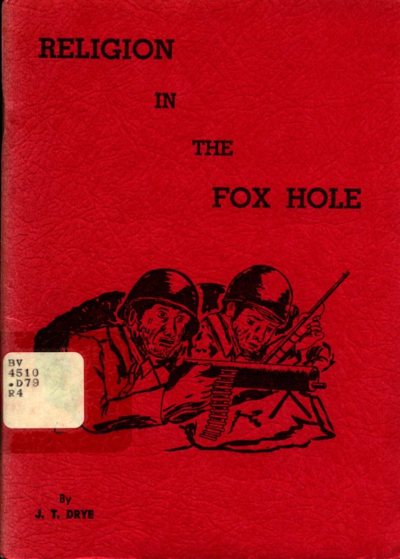 Cover Image - Book Title Religion in the Fox Hole