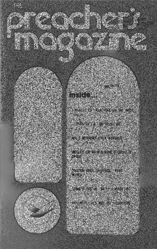 Preacher's Magazine Volume 53 Number 4, July-August, 1978