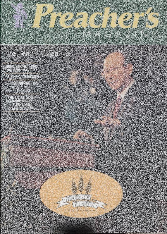 Preacher's Magazine Volume 67 Number 4, June, July, August, 1992