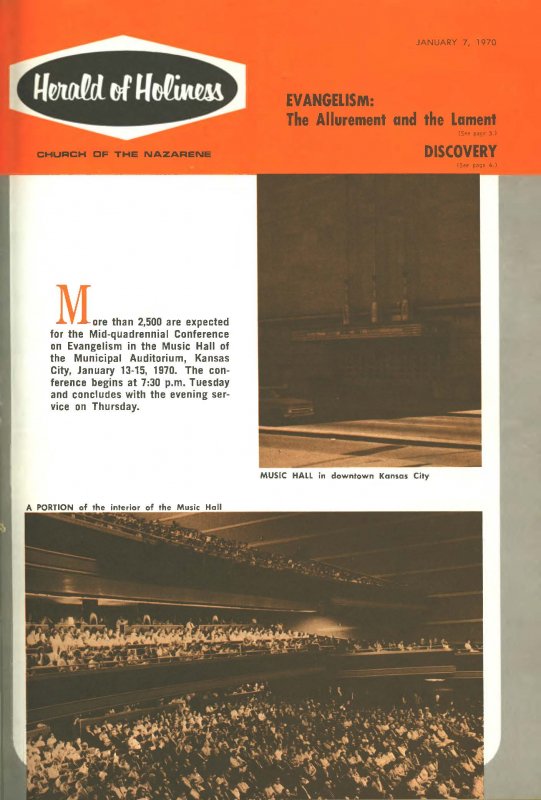 Herald of Holiness - January 7, 1970